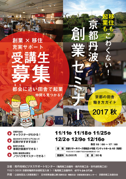 2017京都丹波創業セミナー